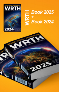 WRTH 2025 Book and WRTH 2024 Book bundle featuring the World Radio TV Handbook for global broadcasting information