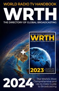 WRTH 2024 Book and WRTH 2023 Book bundle from the World Radio TV Handbook featuring global broadcasting information and radio frequency data