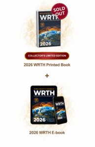 WRTH 2026 Edition bundle featuring the Collector's Limited Edition Printed Book and E-book for global broadcasting professionals