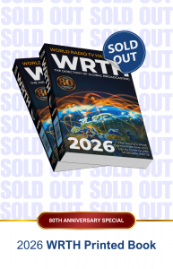 WRTH 2026 Edition Printed Book 80th Anniversary Special Collector's Edition World Radio TV Handbook