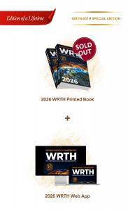 WRTH 2026 Edition bundle featuring the Printed Book and Web App for access to global broadcasting information