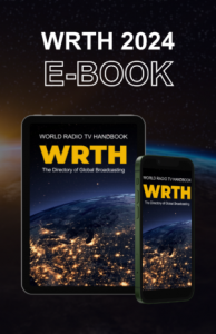 WRTH 2024 E-book providing digital access to the World Radio TV Handbook and global broadcasting information